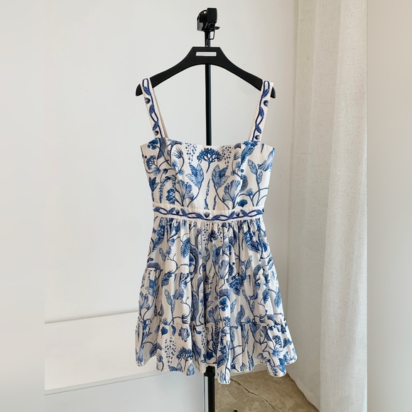 Agua By Agua Bendita Lima printed cotton mini dress - Picture 10 of 14